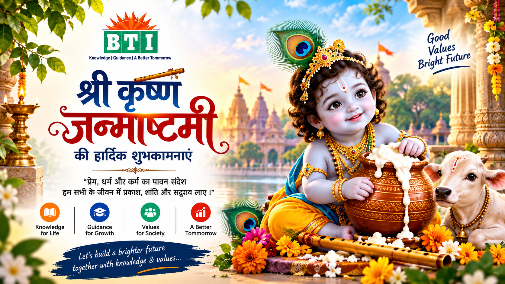 श्री कृष्ण जन्माष्टमी 2026: प्रेम, धर्म और कर्म का पावन संदेश
