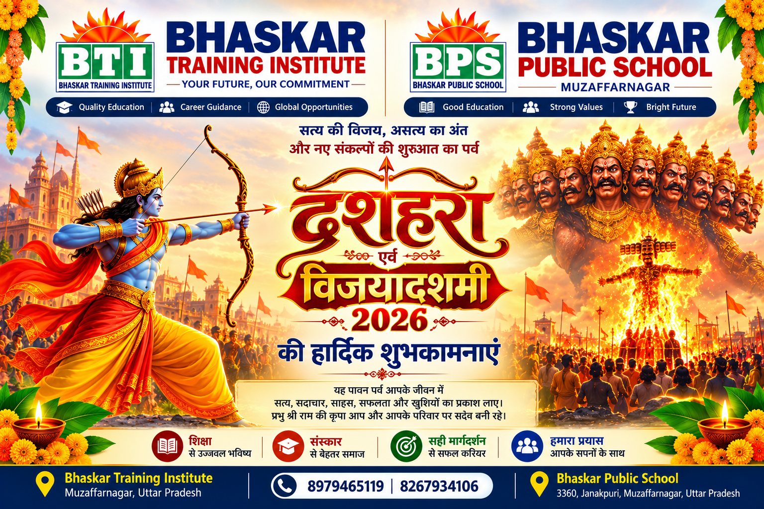 दशहरा 2026: सत्य की विजय और अधर्म पर धर्म की जीत का पावन पर्व